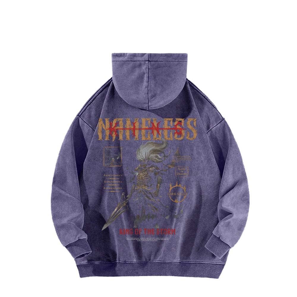 Dark Souls Dark Souls Unisex Washed Hoodie 2601005368