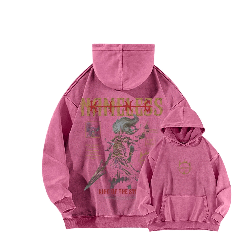 Dark Souls Dark Souls Unisex Washed Hoodie 2601005368
