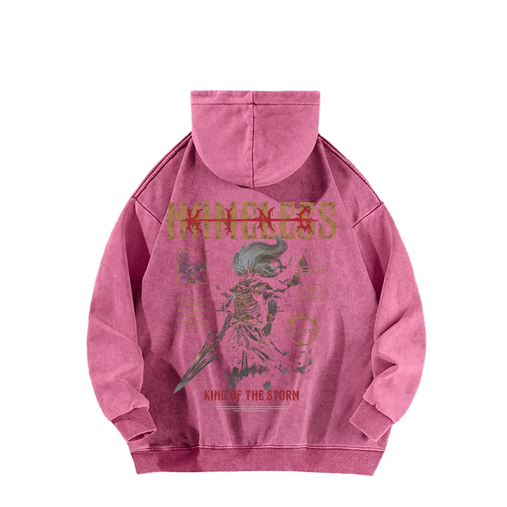 Dark Souls Dark Souls Unisex Washed Hoodie 2601005368