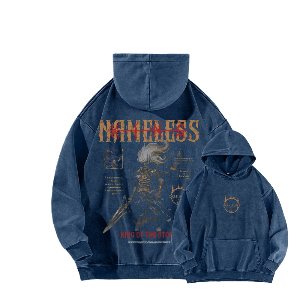 Dark Souls Dark Souls Unisex Washed Hoodie 2601005368