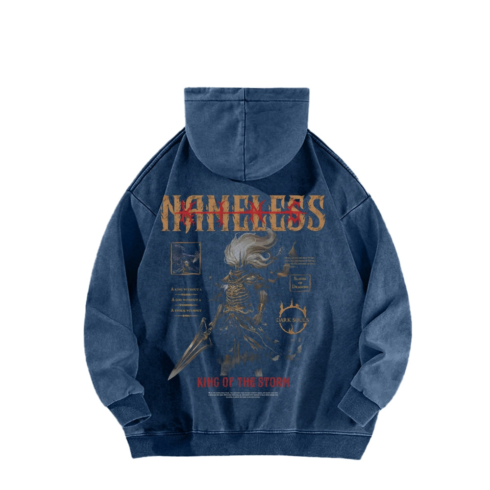 Dark Souls Dark Souls Unisex Washed Hoodie 2601005368