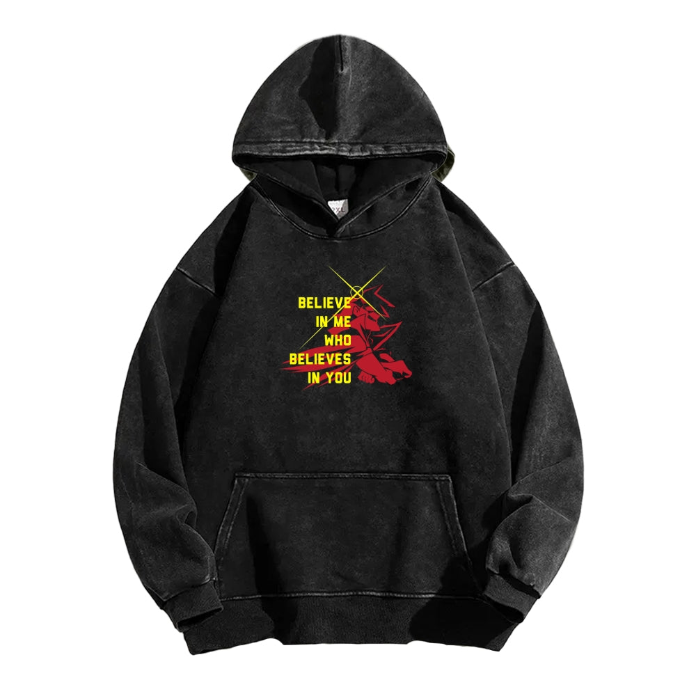 Gurren lagann Tengen Toppa Unisex Washed Hoodie 2601005777