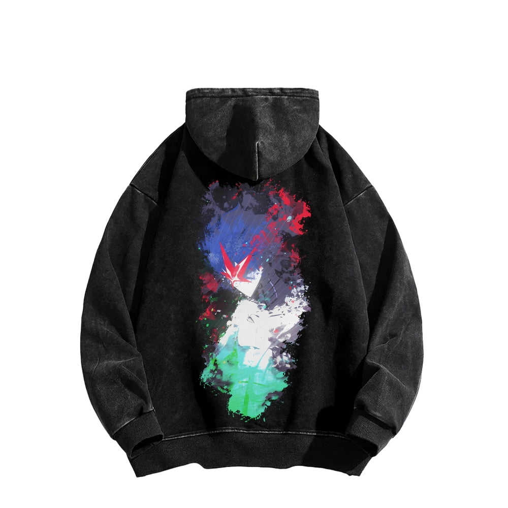Gurren lagann Tengen Toppa Unisex Washed Hoodie 2601005777