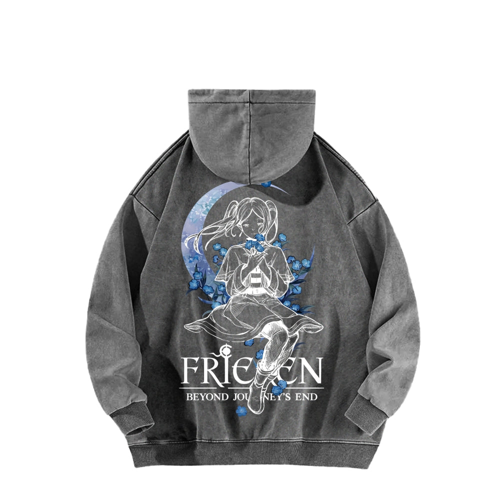 Frieren Unisex Washed Hoodie 2601005987