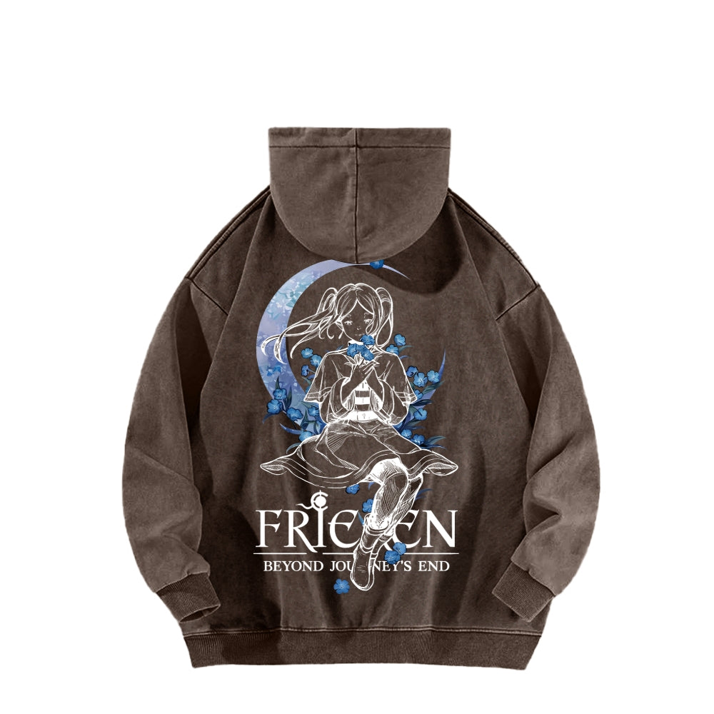 Frieren Unisex Washed Hoodie 2601005987