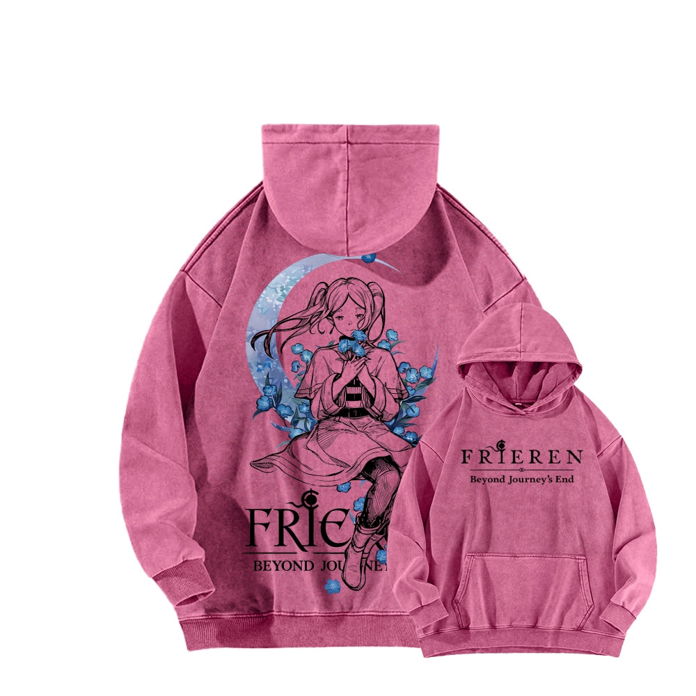 Frieren Unisex Washed Hoodie 2601005987