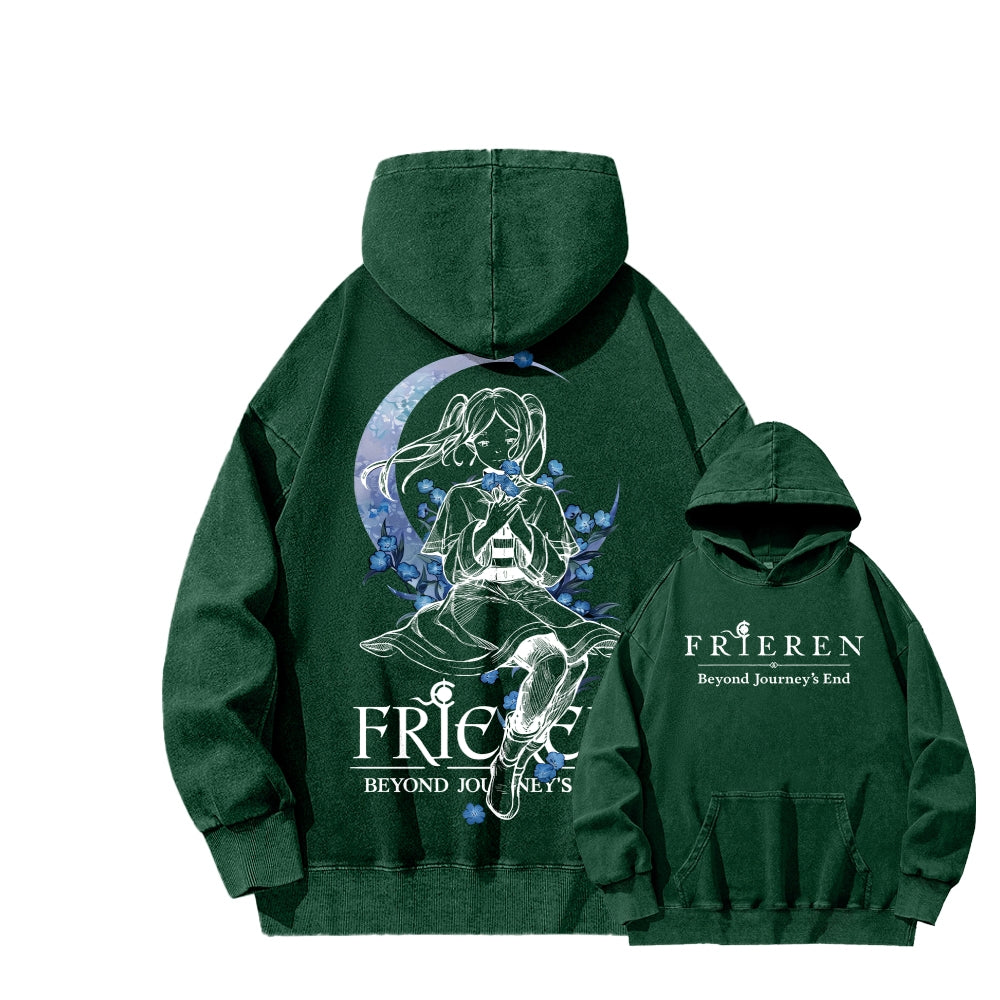 Frieren Unisex Washed Hoodie 2601005987