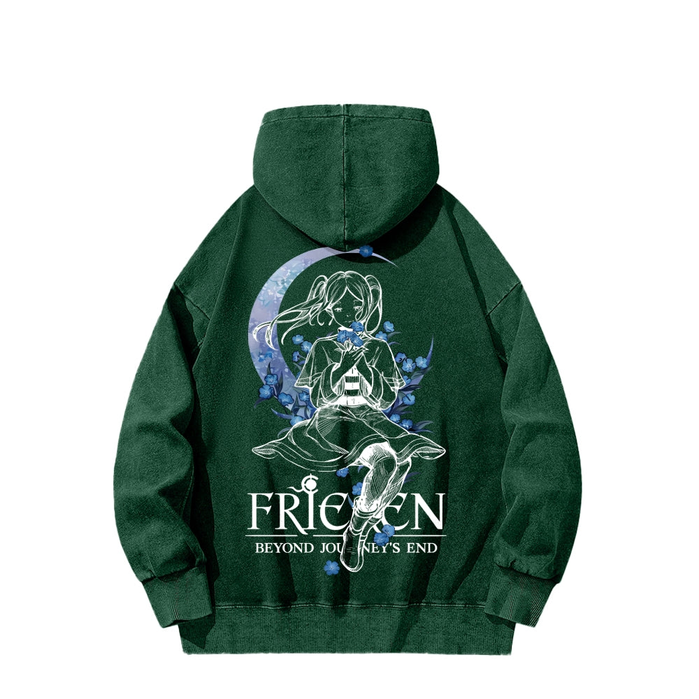 Frieren Unisex Washed Hoodie 2601005987