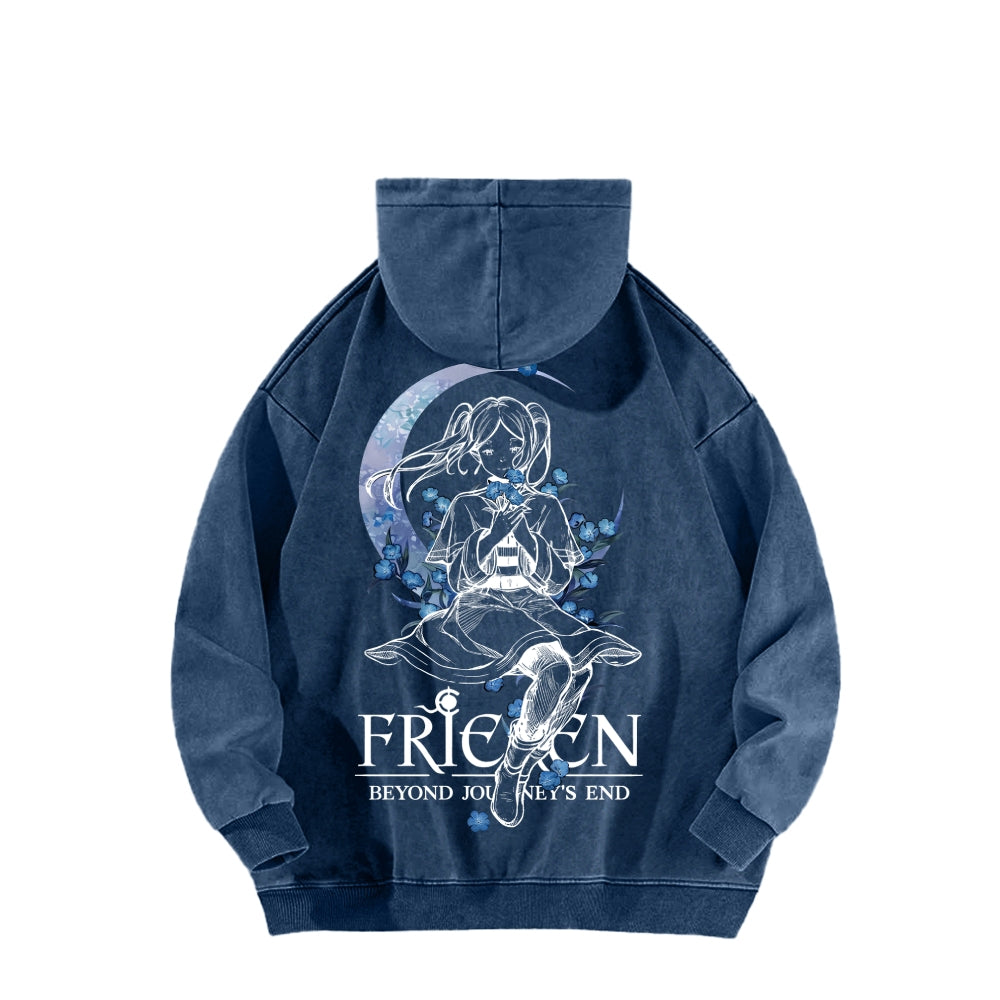 Frieren Unisex Washed Hoodie 2601005987