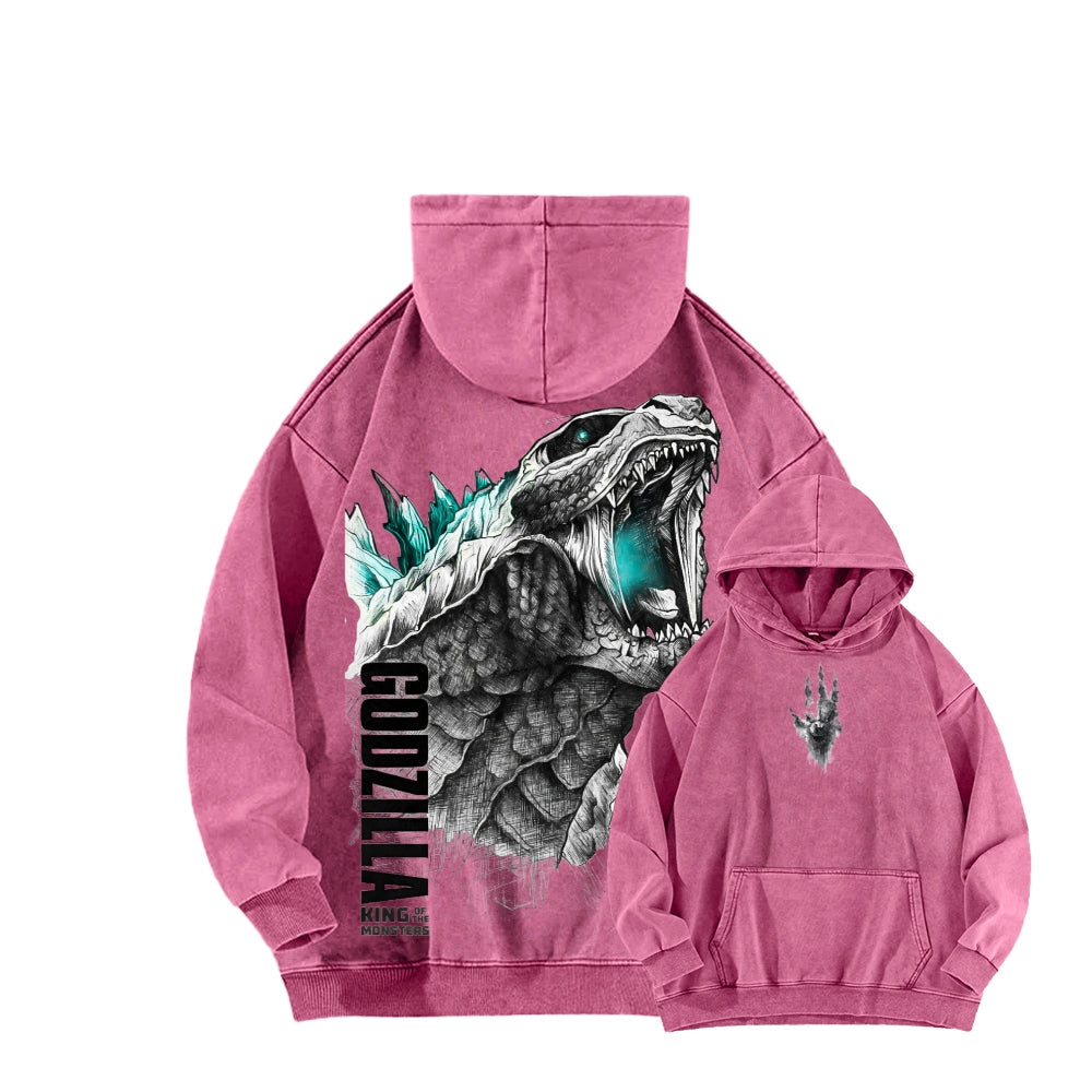 Godzilla Unisex Washed Hoodie 2601006427
