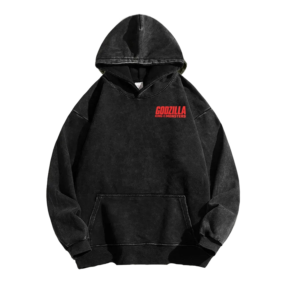Godzilla Unisex Washed Hoodie 2601006520