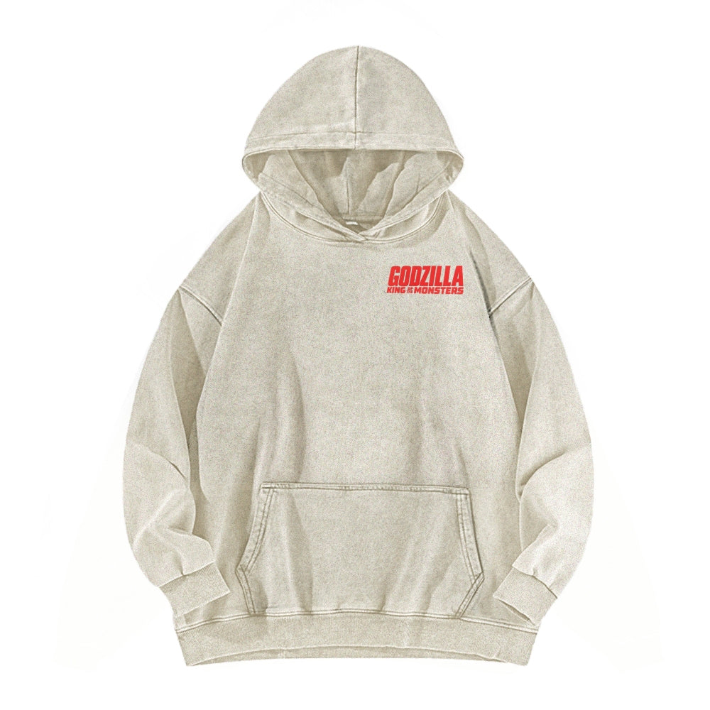 Godzilla Unisex Washed Hoodie 2601006520