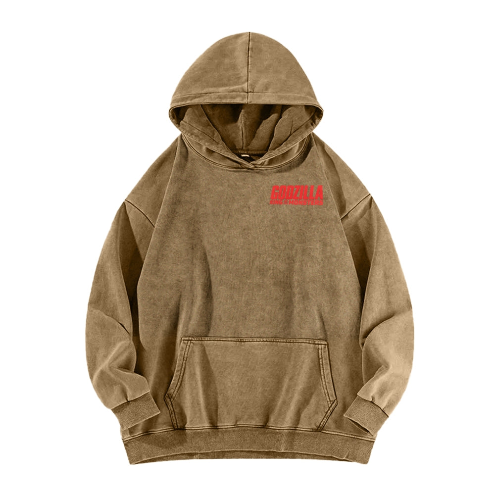 Godzilla Unisex Washed Hoodie 2601006520
