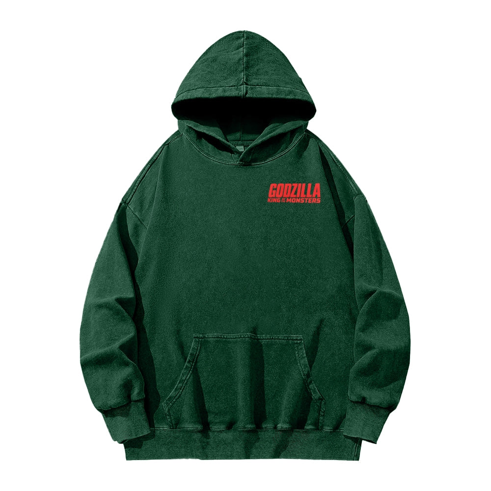 Godzilla Unisex Washed Hoodie 2601006520