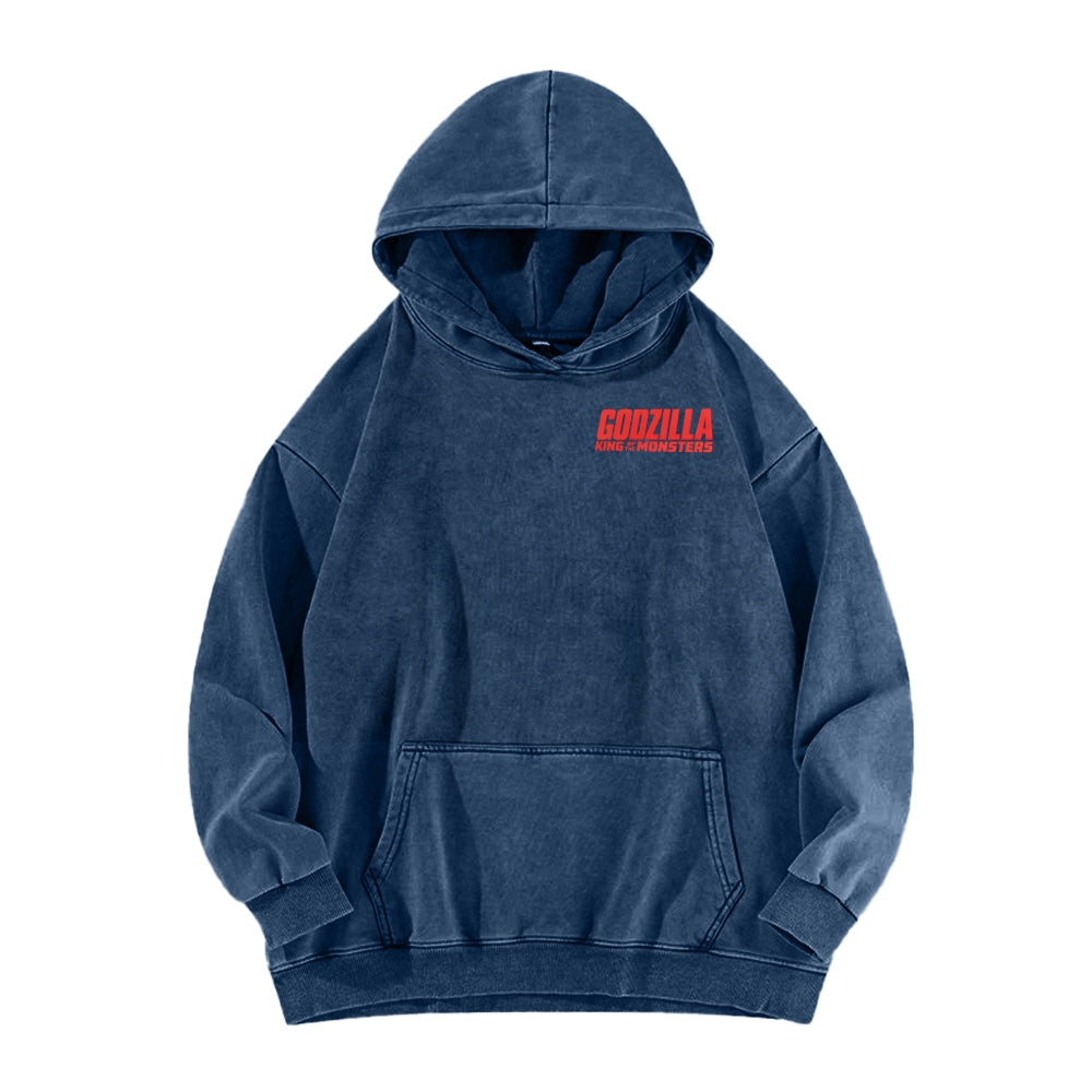 Godzilla Unisex Washed Hoodie 2601006520