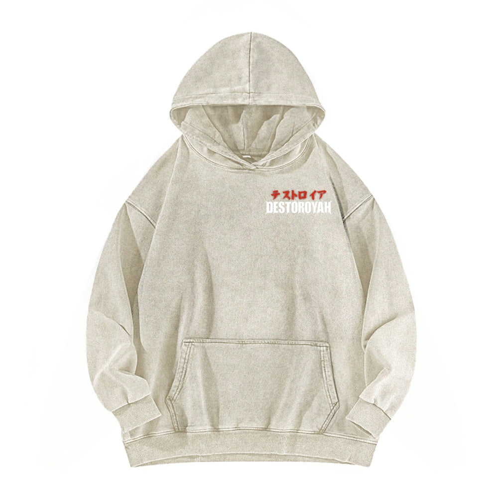 Godzilla Unisex Washed Hoodie 2601006877