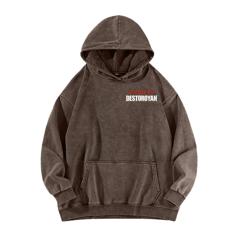 Godzilla Unisex Washed Hoodie 2601006877