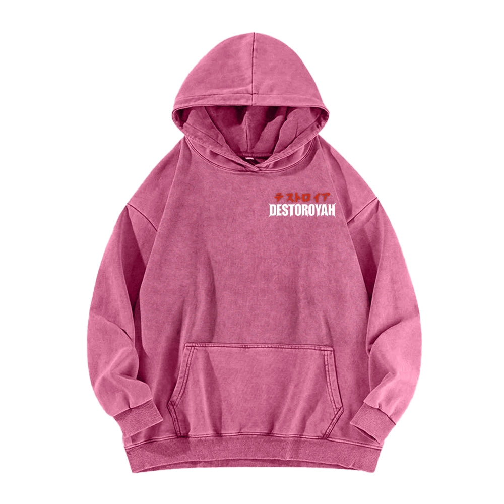 Godzilla Unisex Washed Hoodie 2601006877