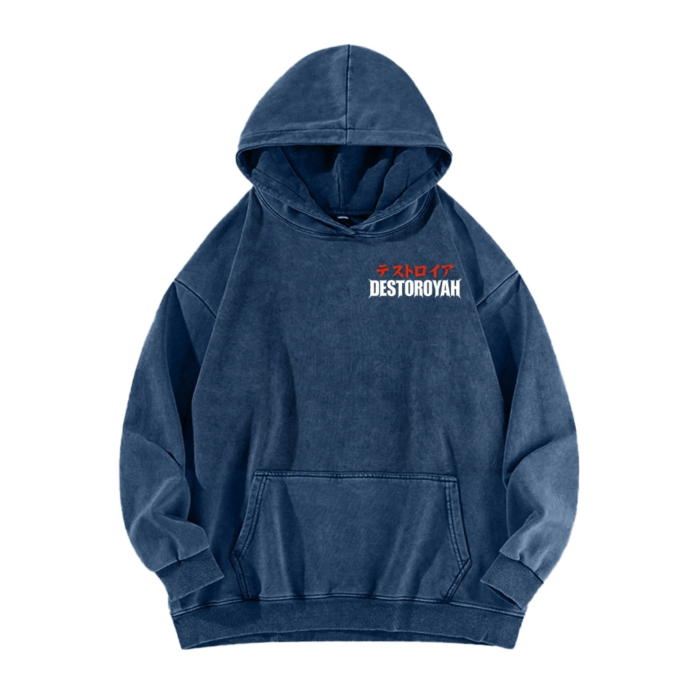 Godzilla Unisex Washed Hoodie 2601006877