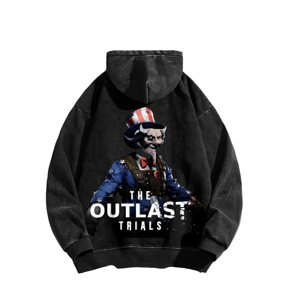 The Outlast Trials Unisex Washed Hoodie 2601007042