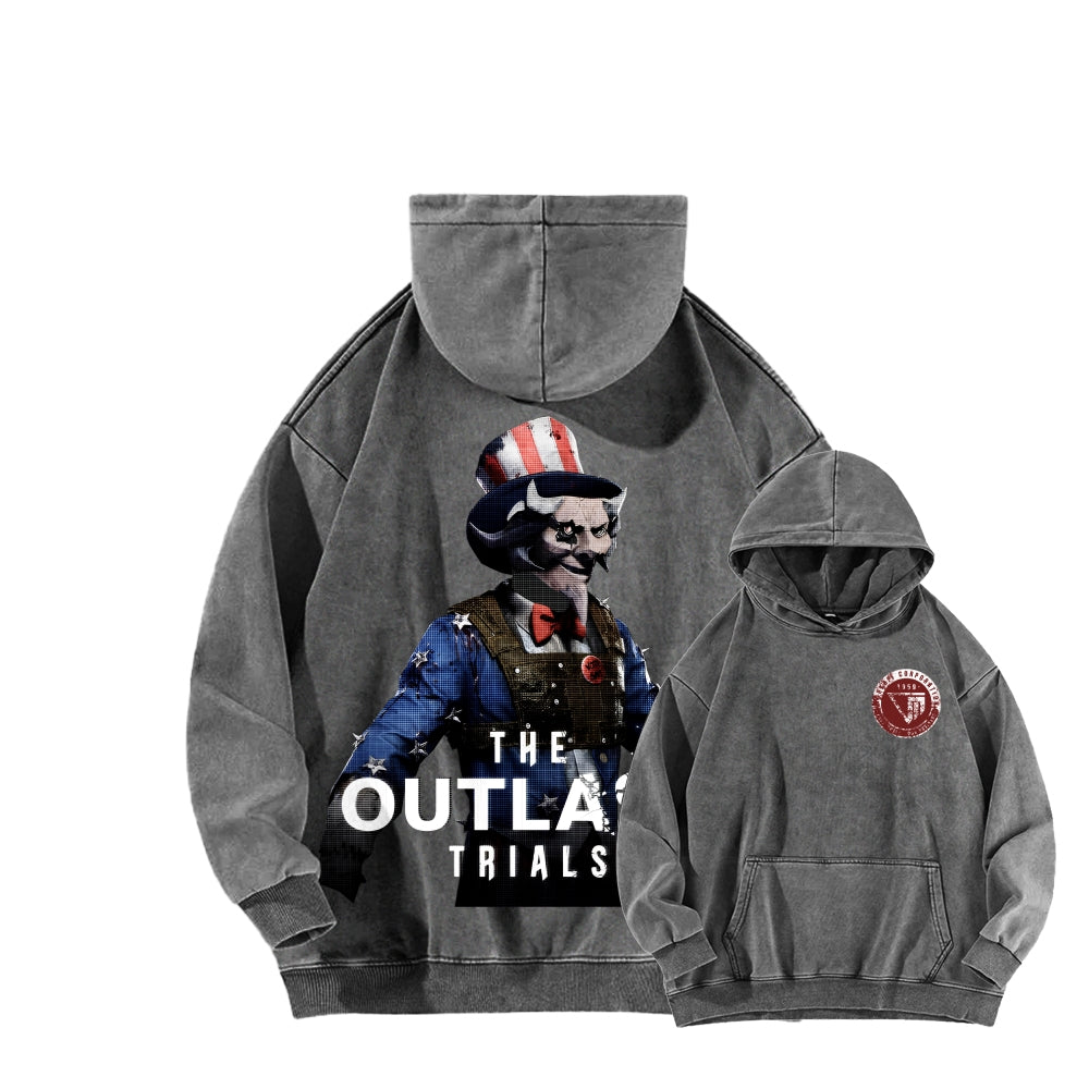 The Outlast Trials Unisex Washed Hoodie 2601007042