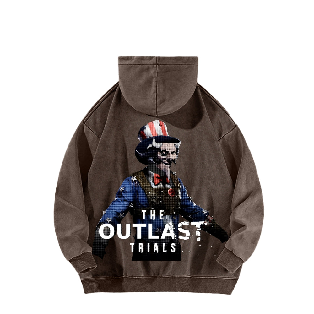 The Outlast Trials Unisex Washed Hoodie 2601007042