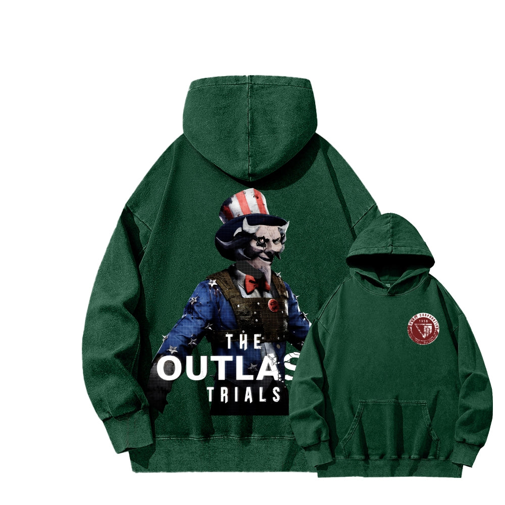 The Outlast Trials Unisex Washed Hoodie 2601007042