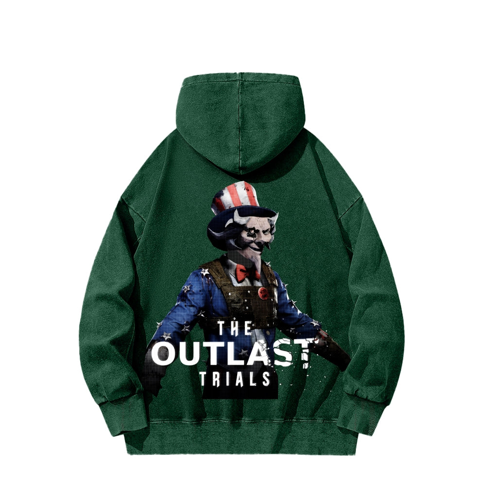 The Outlast Trials Unisex Washed Hoodie 2601007042