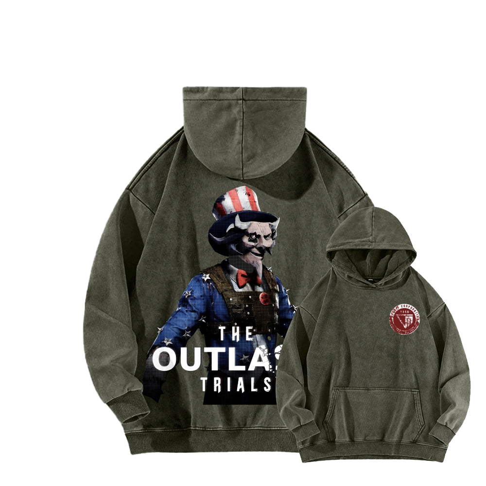 The Outlast Trials Unisex Washed Hoodie 2601007042