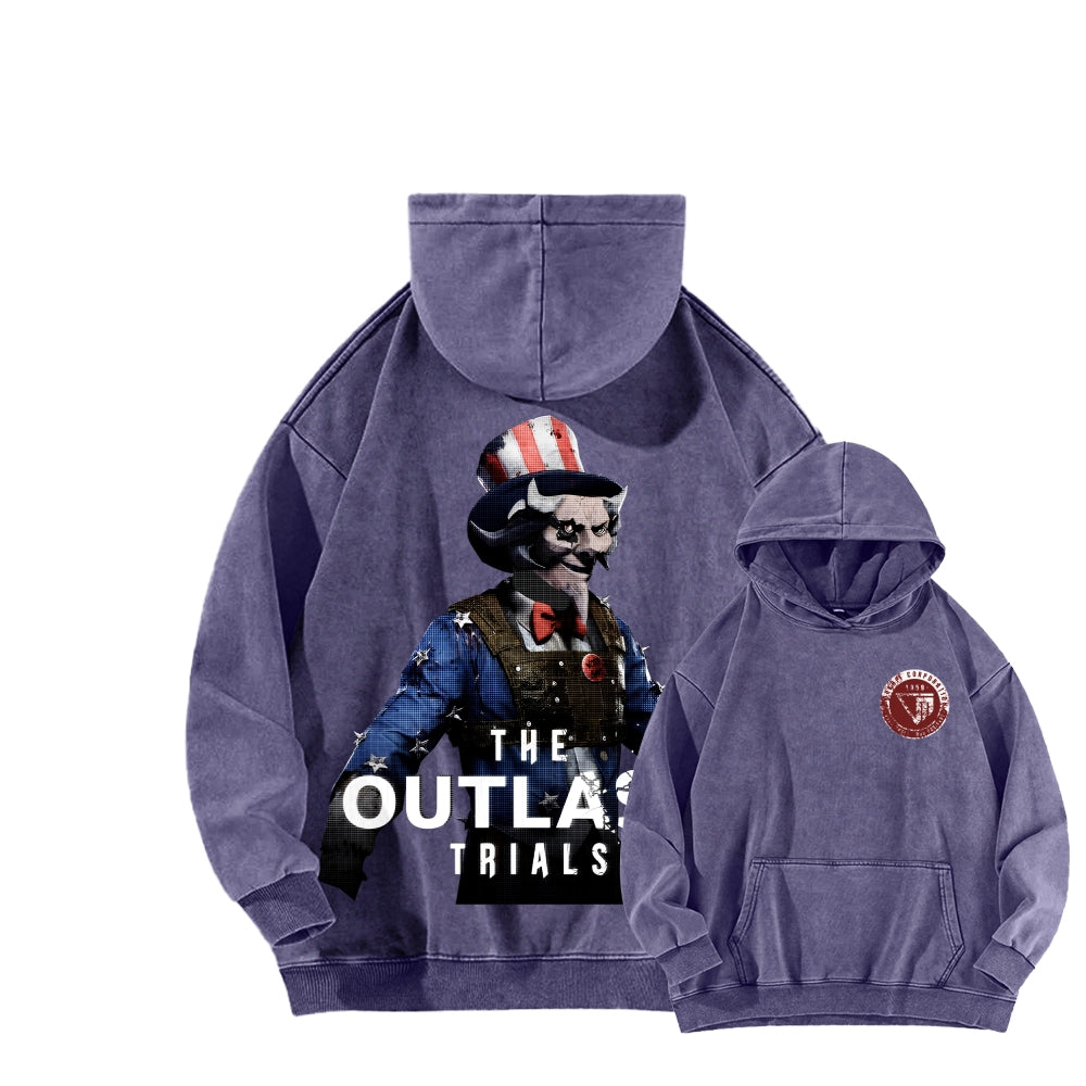 The Outlast Trials Unisex Washed Hoodie 2601007042