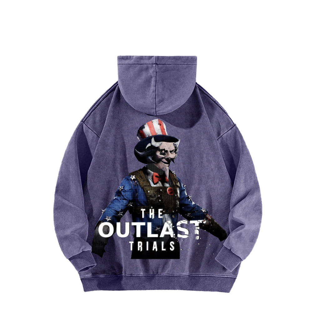 The Outlast Trials Unisex Washed Hoodie 2601007042