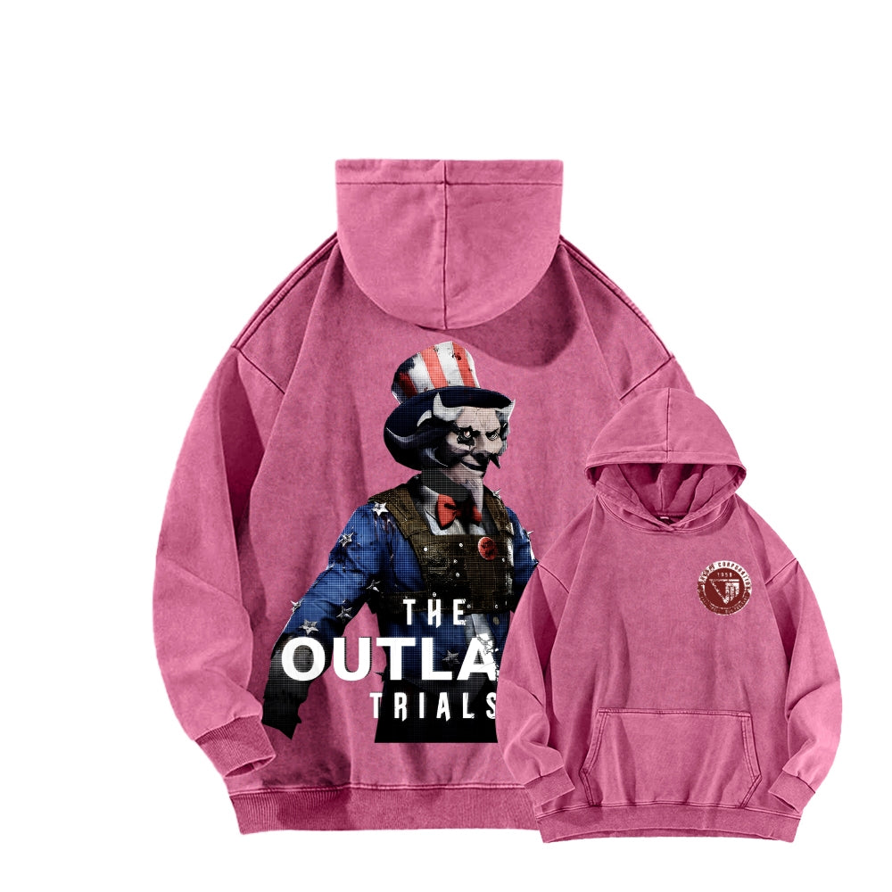 The Outlast Trials Unisex Washed Hoodie 2601007042