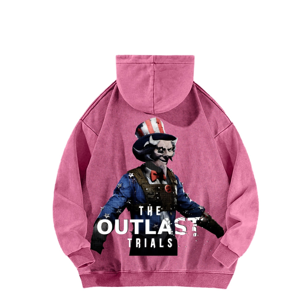 The Outlast Trials Unisex Washed Hoodie 2601007042