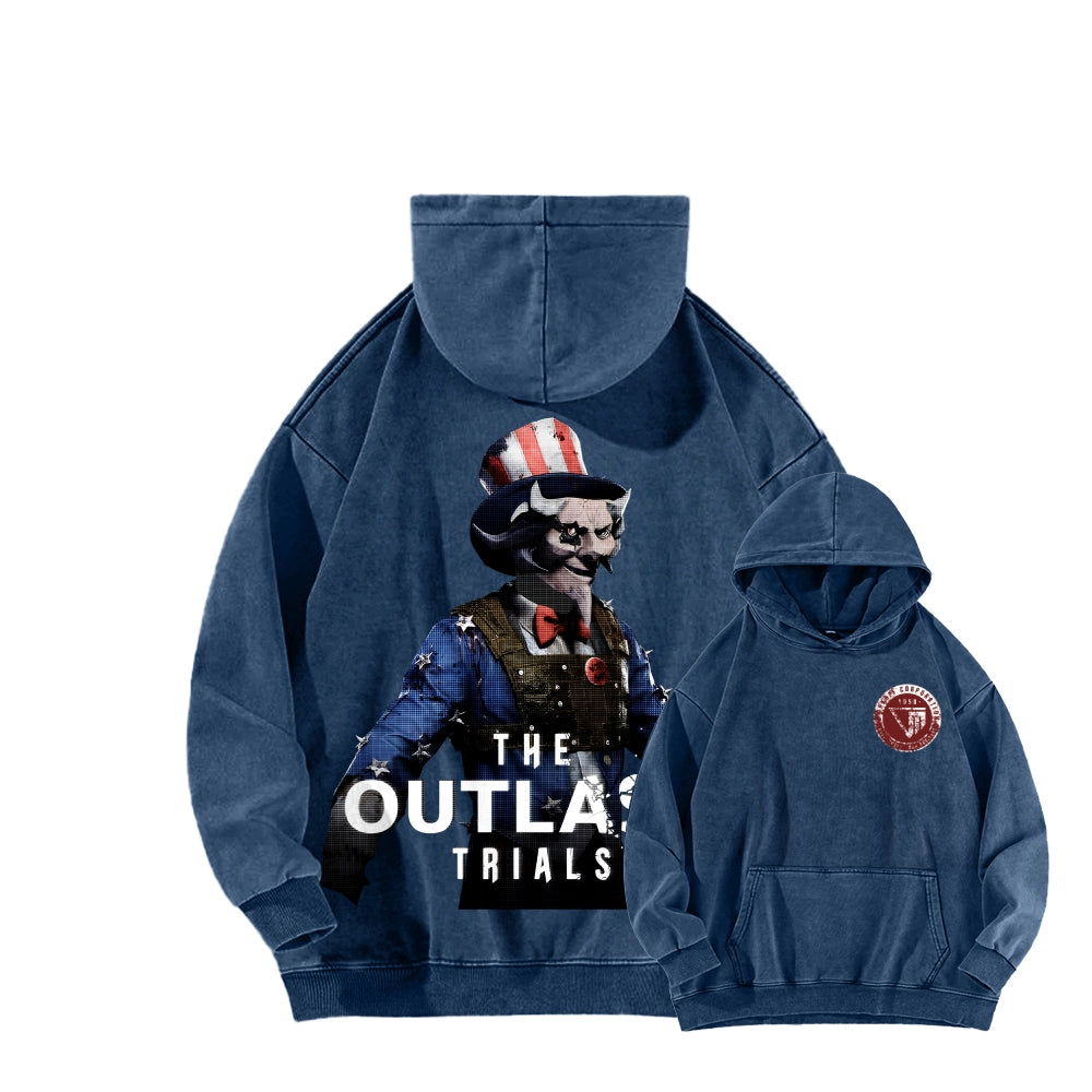 The Outlast Trials Unisex Washed Hoodie 2601007042