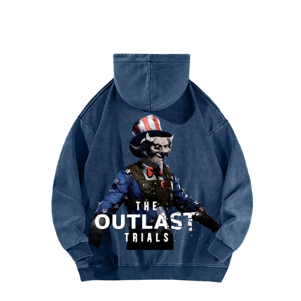 The Outlast Trials Unisex Washed Hoodie 2601007042