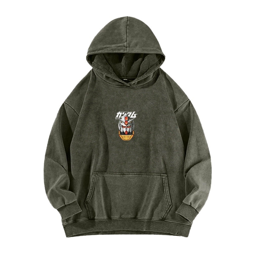 Gundam Unisex Washed Hoodie 2601007285