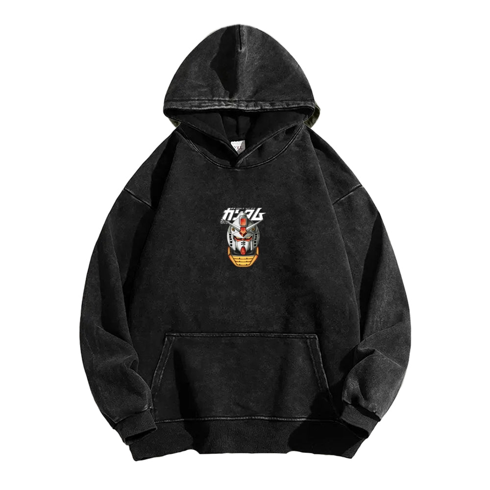 Gundam Unisex Washed Hoodie 2601007310