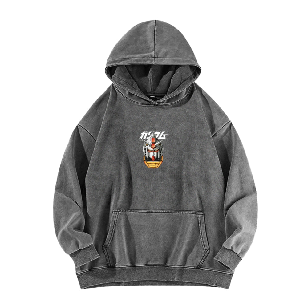 Gundam Unisex Washed Hoodie 2601007310