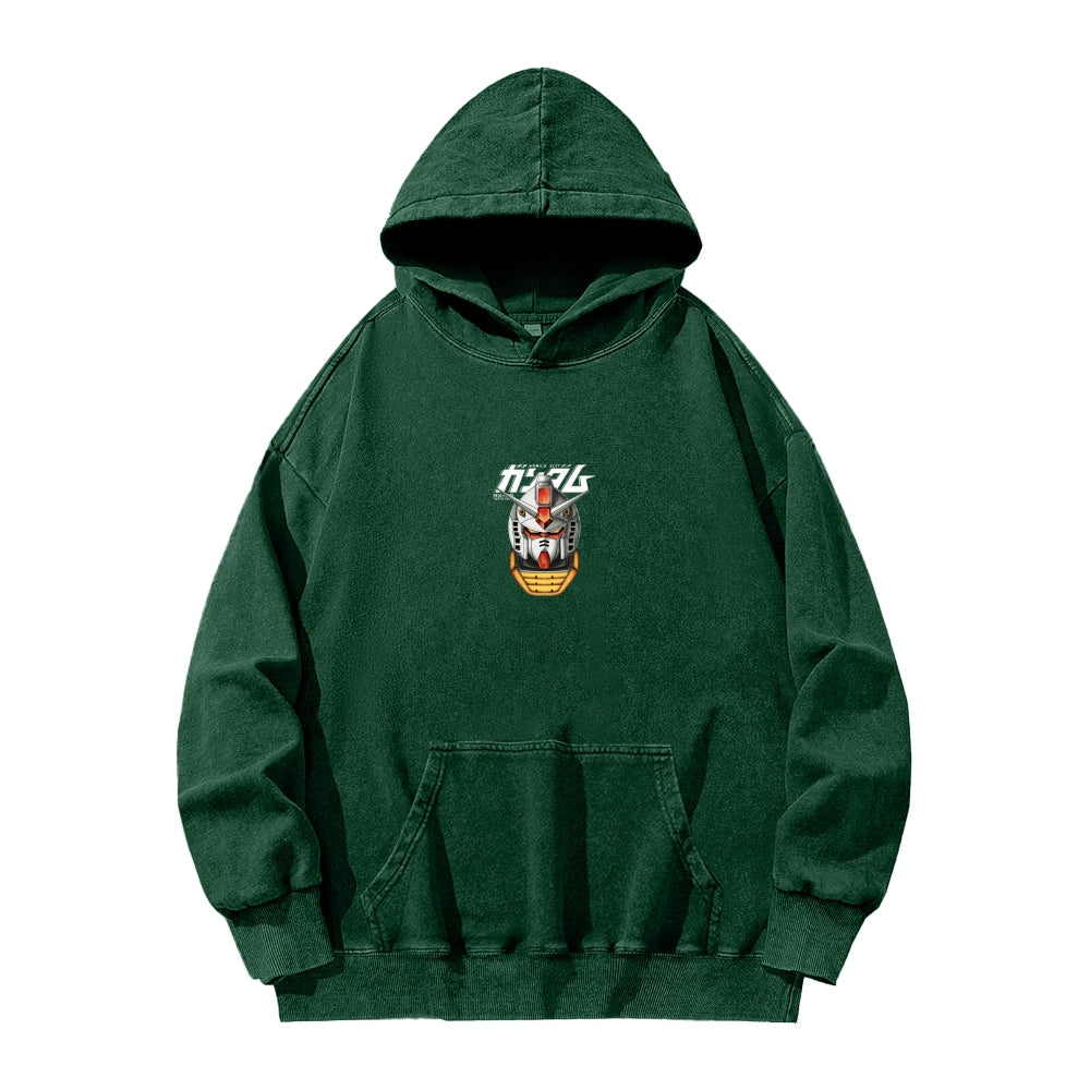 Gundam Unisex Washed Hoodie 2601007310
