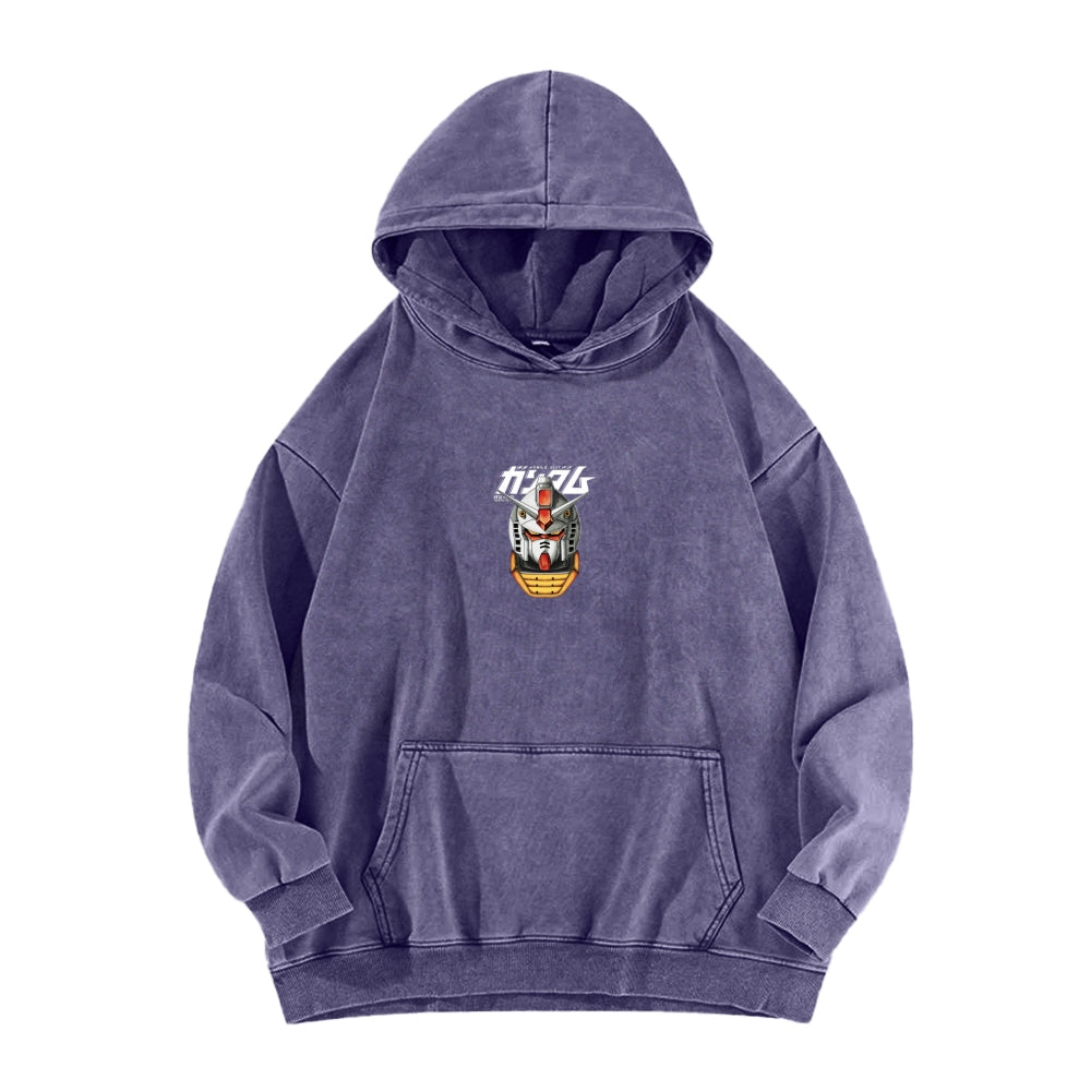 Gundam Unisex Washed Hoodie 2601007310