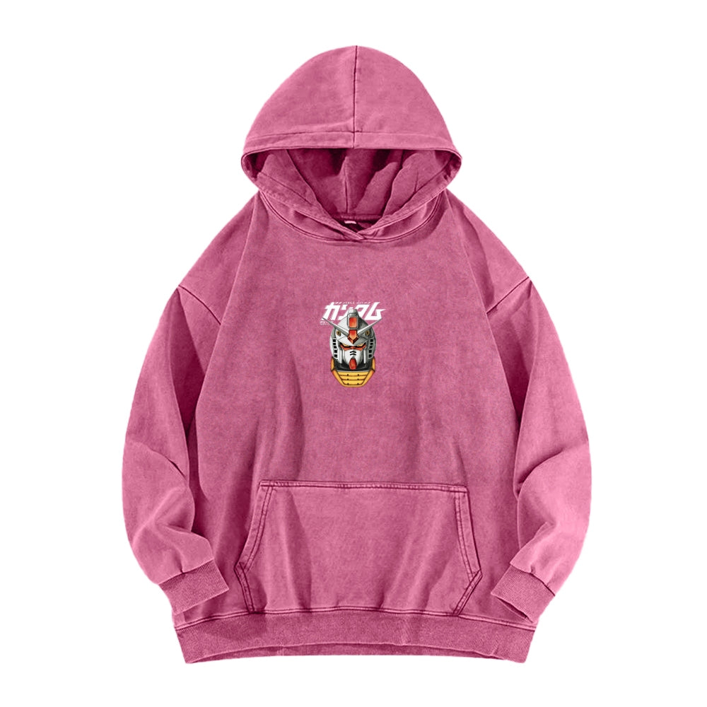 Gundam Unisex Washed Hoodie 2601007310