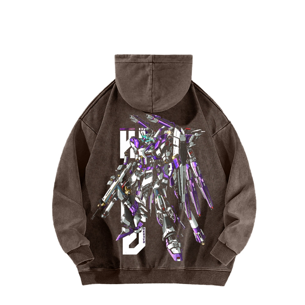 Gundam Unisex Washed Hoodie 2601007466
