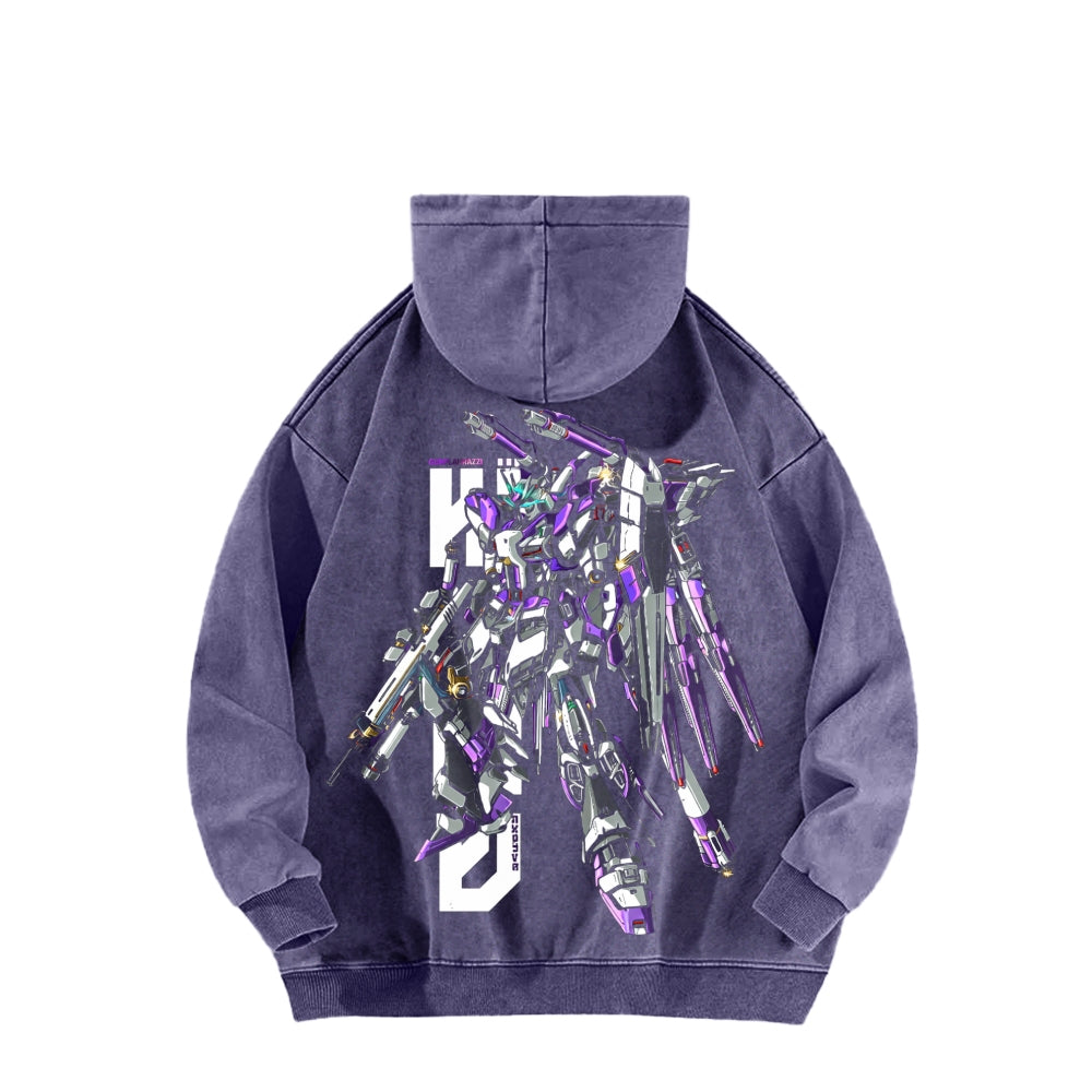 Gundam Unisex Washed Hoodie 2601007466