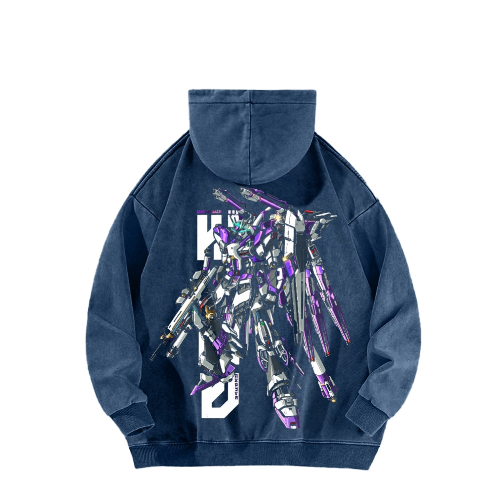 Gundam Unisex Washed Hoodie 2601007466
