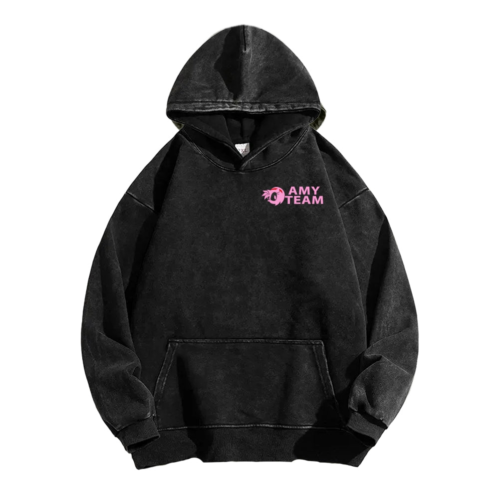 Sonic Unisex Washed Hoodie 2601007519