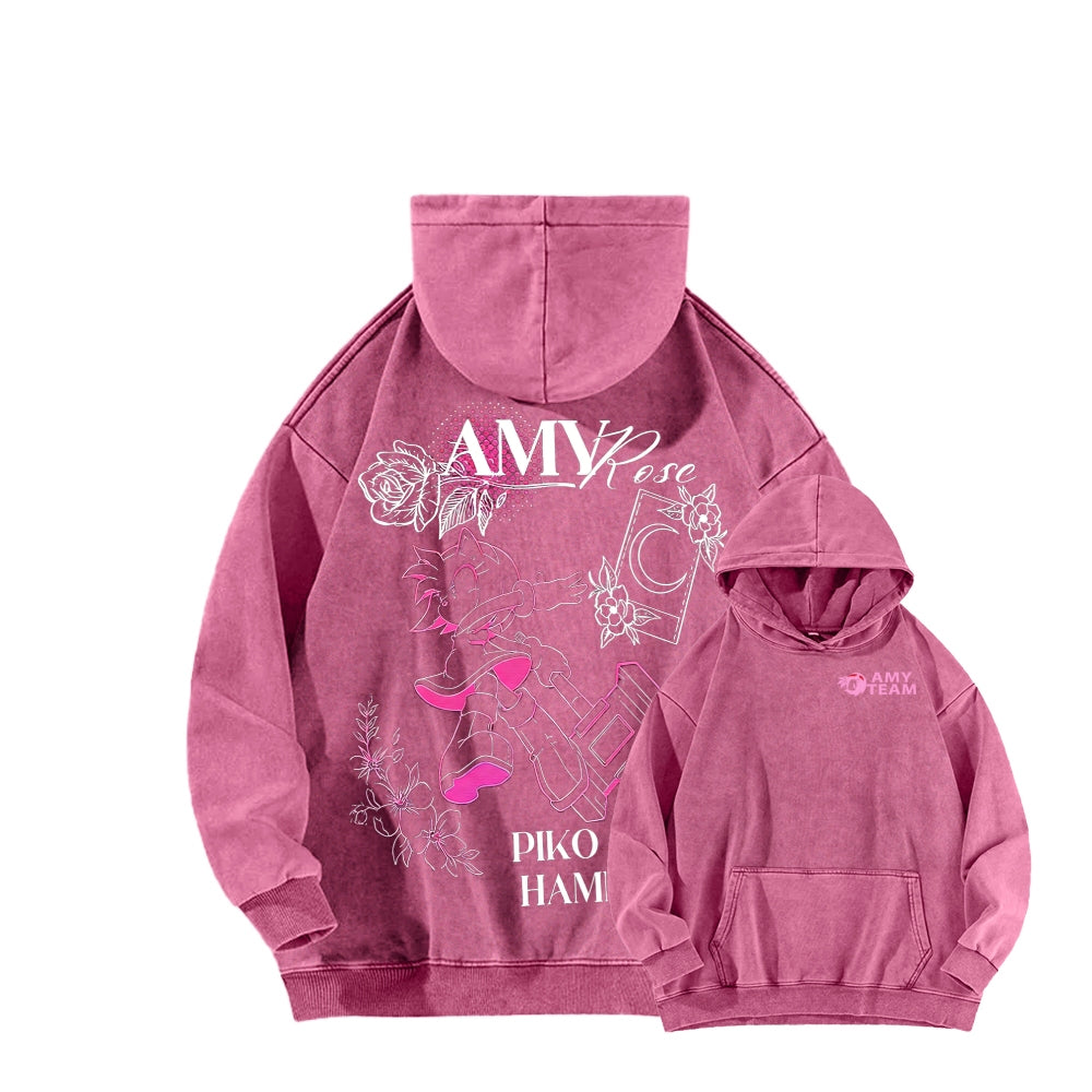Sonic Unisex Washed Hoodie 2601007519