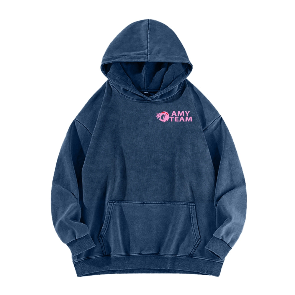 Sonic Unisex Washed Hoodie 2601007519