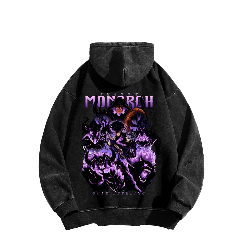 Solo Leveling Unisex Washed Hoodie 2601007528