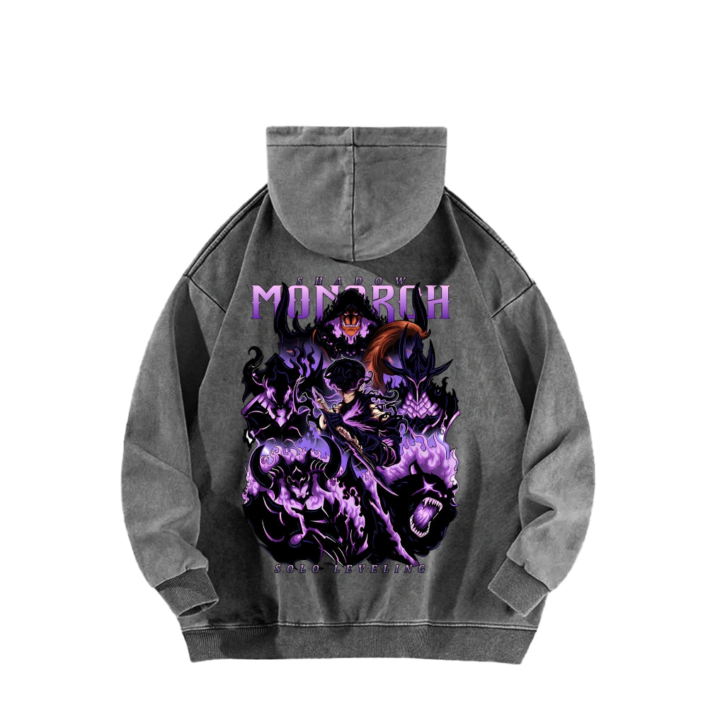 Solo Leveling Unisex Washed Hoodie 2601007528