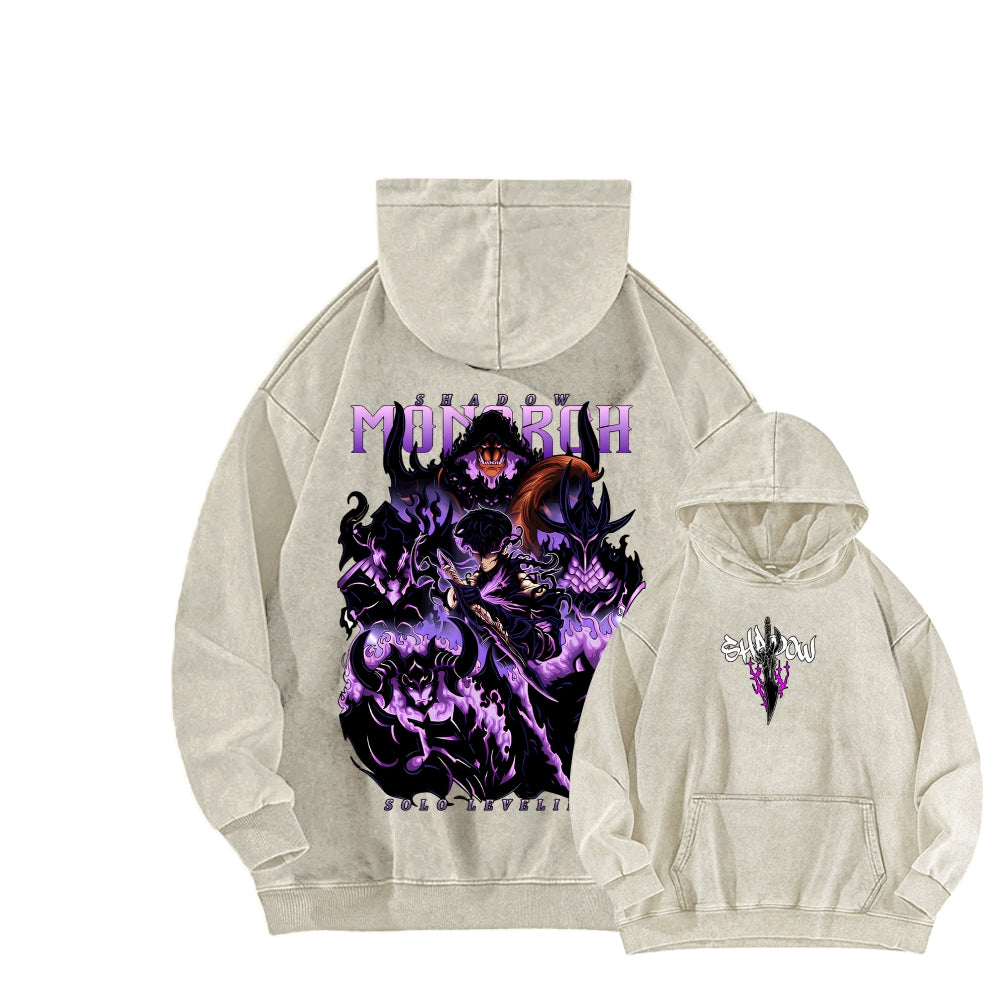 Solo Leveling Unisex Washed Hoodie 2601007528